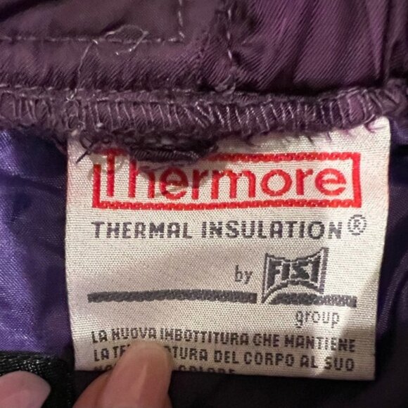 Tyrolia Skiwear Pants Men’s purple Ski Skiing Snow Winter Outdoor Zip Pocket 38 - Picture 10 of 10